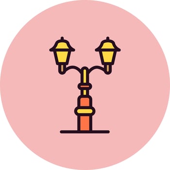 Street Light Vector Icon
