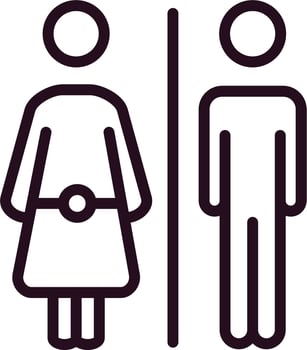 Toilet Signs Vector Icon