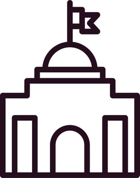 City Hall Vector Icon