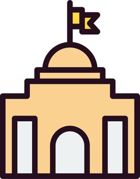 City Hall Vector Icon