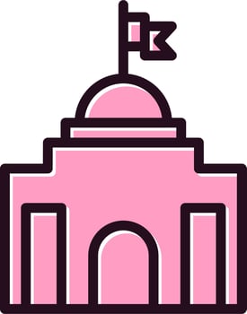 City Hall Vector Icon