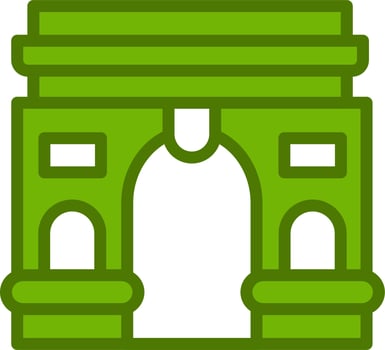 Arch Of Triumph Vector Icon