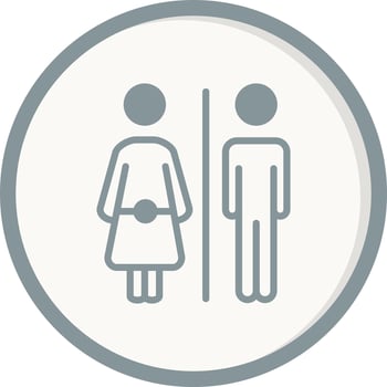 Toilet Signs Vector Icon