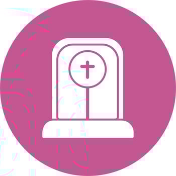 Cemetery Vector Icon