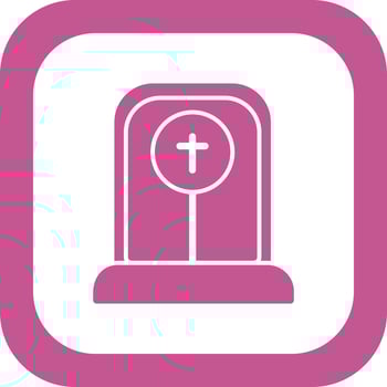Cemetery Vector Icon