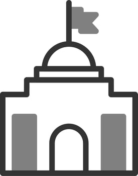City Hall Vector Icon