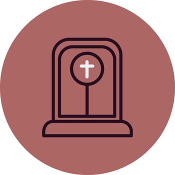 Cemetery Vector Icon