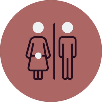Toilet Signs Vector Icon