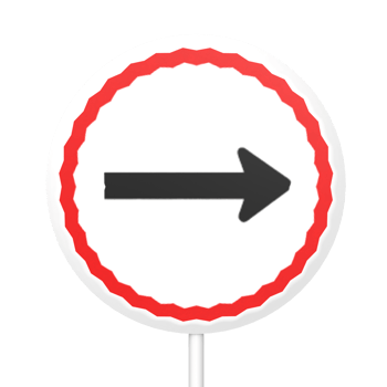 Traffic sign circle isolated on transparent png