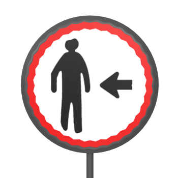 Traffic sign circle isolated on transparent png