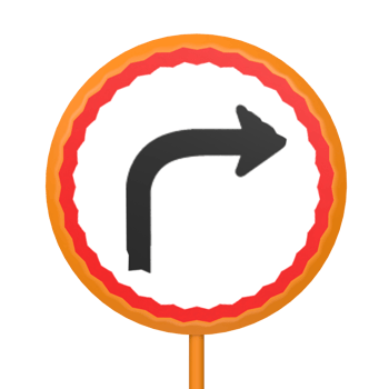 Traffic sign circle isolated on transparent png