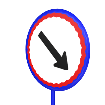 Traffic sign circle isolated on transparent png