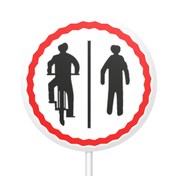 Traffic sign circle isolated on transparent png