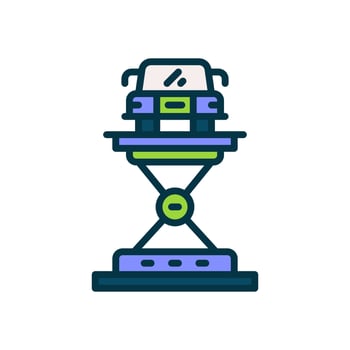 car elevator icon for your website, mobile, presentation, and logo design. vector