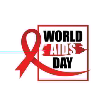 World AIDS day logo.world AIDS day vector logo for web design