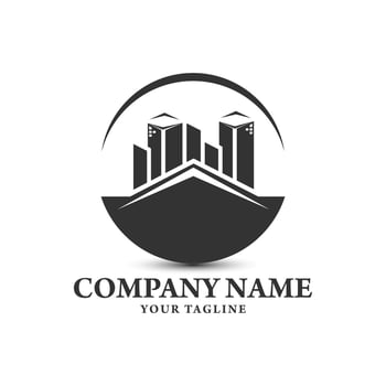 Real Estate Vector Logo Design - stock vector