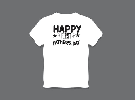 father's day Typography t shirt Design with Vector