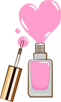 Nail polish png graphic clipart design