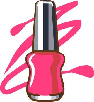 Nail polish png graphic clipart design