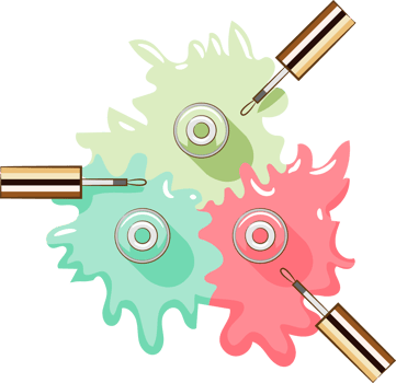 Nail polish png graphic clipart design
