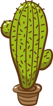 Cactus png graphic clipart design