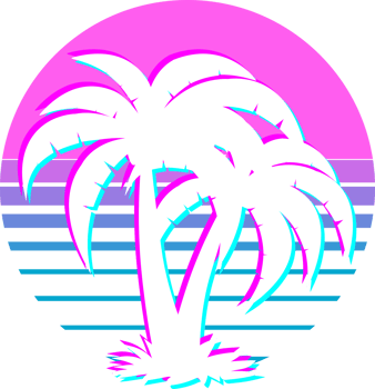 Palm tree png graphic clipart design