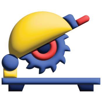 3D illustration sawblade png
