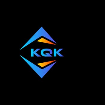 KQK abstract technology logo design on Black background. KQK creative initials letter logo concept.KQK abstract technology logo design on Black background. KQK creative initials letter logo concept. vector