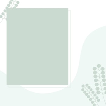 Aesthetic flyer design vector