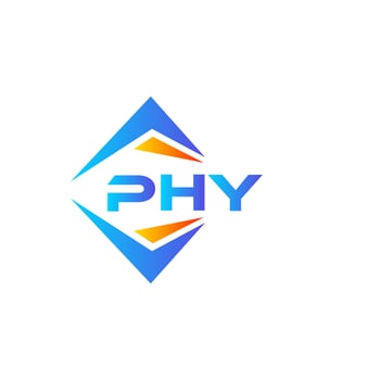 PHY abstract technology logo design on white background. PHY creative initials letter logo concept. vector
