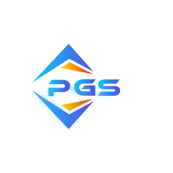 PGS abstract technology logo design on white background. PGS creative initials letter logo concept. vector