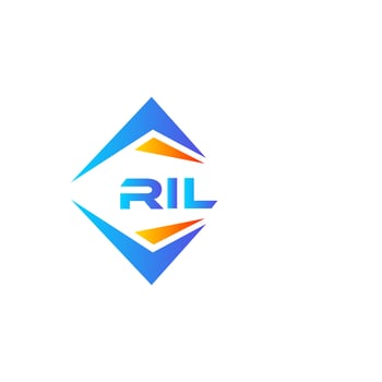RIL abstract technology logo design on white background. RIL creative initials letter logo concept. vector