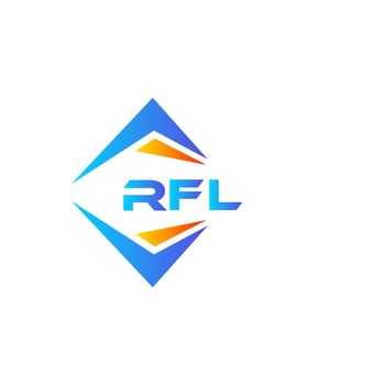 RFL abstract technology logo design on white background. RFL creative initials letter logo concept. vector