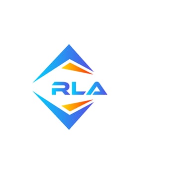RLA abstract technology logo design on white background. RLA creative initials letter logo concept. vector