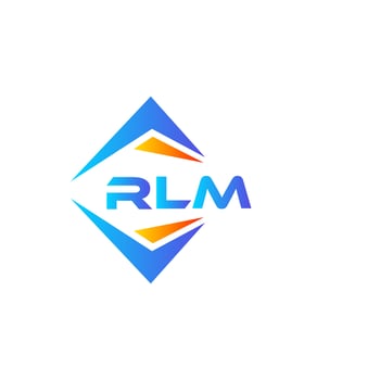 RLM abstract technology logo design on white background. RLM creative initials letter logo concept. vector