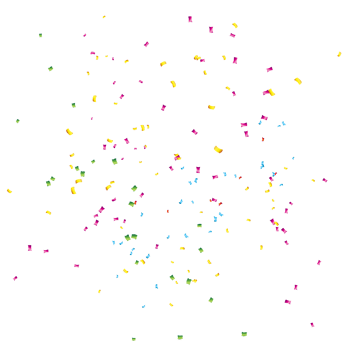 confetti for birthday and celebration png