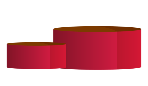 Red podium for product show png