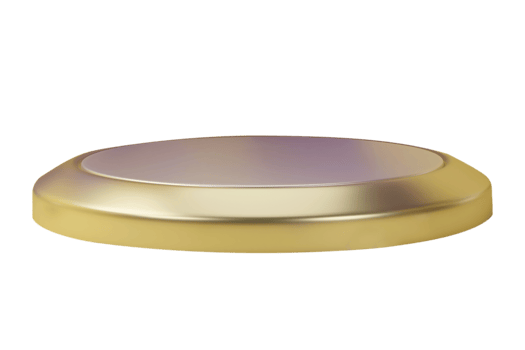 gold podium for product stand png