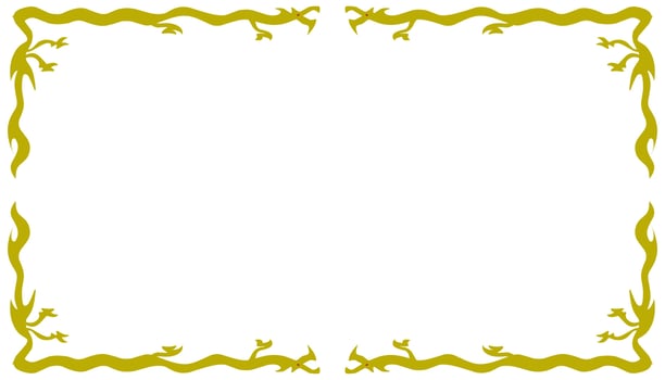 Abstract background with gradient yellow frame vector