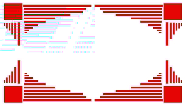 Abstract background with a red frame vector