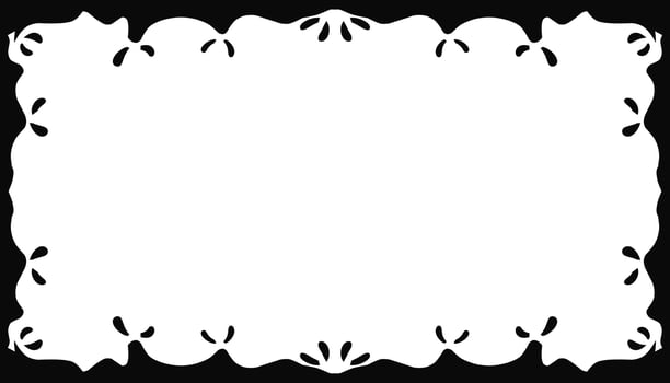 Abstract background with black frame vector