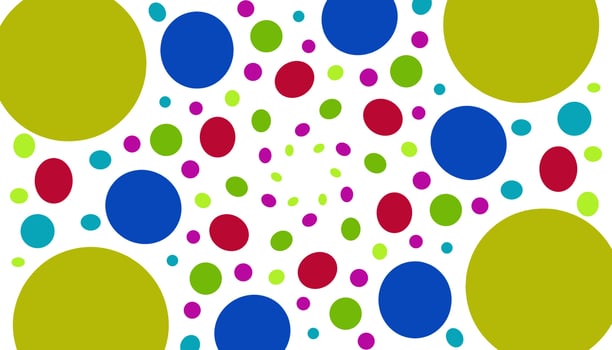 Background illustration of a beautiful colorful ball vector