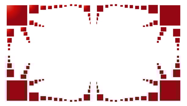 Abstract background with a red frame vector