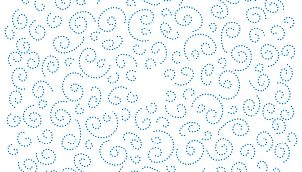 White abstract illustration background with blue spots vector