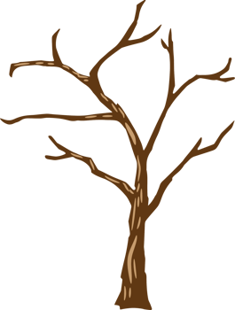 Tree png graphic clipart design