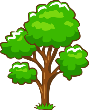 Tree png graphic clipart design