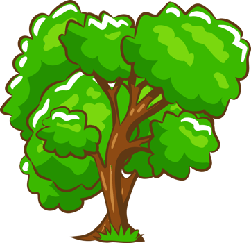 Tree png graphic clipart design