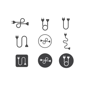 electric socket plug vector,illustration vector