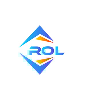 ROL abstract technology logo design on white background. ROL creative initials letter logo concept. vector