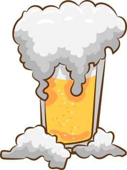 Beer mug png graphic clipart design